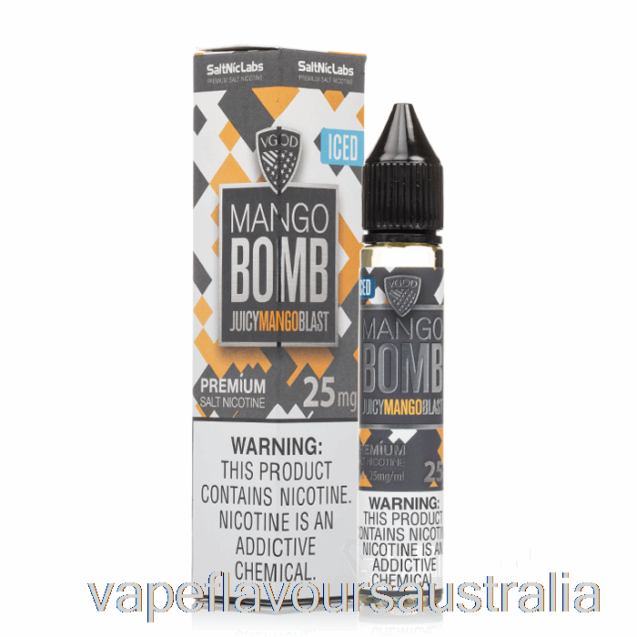 Vape Flavours Australia Iced Mango Bomb - VGOD Salts - 30mL 25mg
